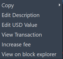 Fee Options